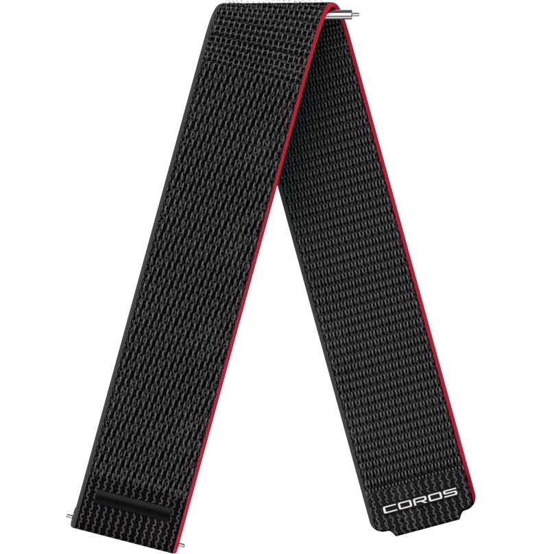 Coros Pace 3 nailonranneke musta