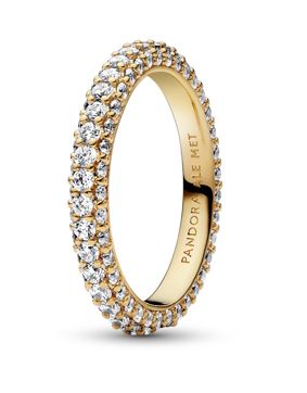 Pandora Timeless kullattu pave allianssisormus 162627C01