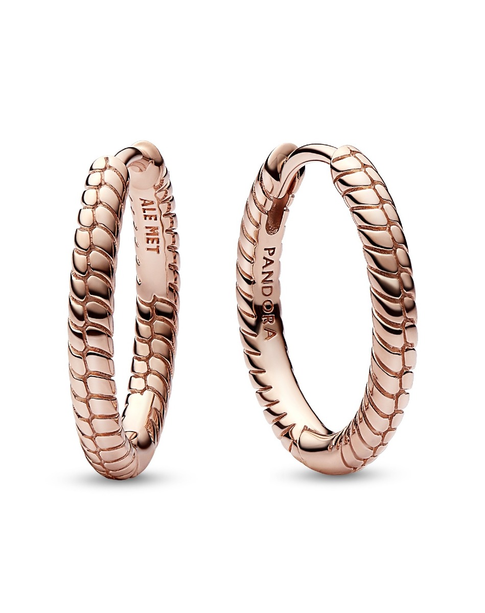 Pandora Moments Small Charm Earrings 14k Rose gold-plated korvarenkaat ...