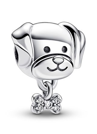 Pandora Moments Pet Dog & Bone Sterling silver hela 792254C01