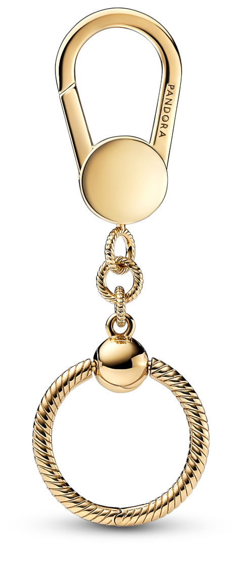 Pandora Moments kullattu avaimenperä 362237C00