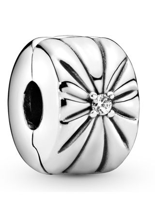 Pandora hopeinen auringonpurkaus lukkopala 798614C01