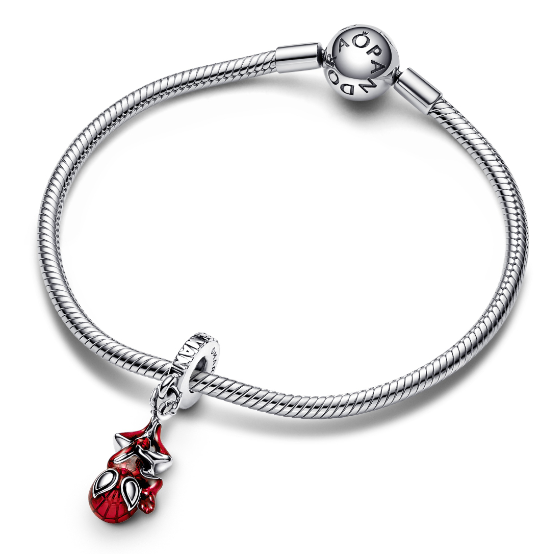 Pandora Marvel x Pandora Hanging Spider-Man riipushela 792323C01 ...
