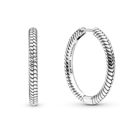 Pandora Moments hopeiset hoop korvakorut 299532C00