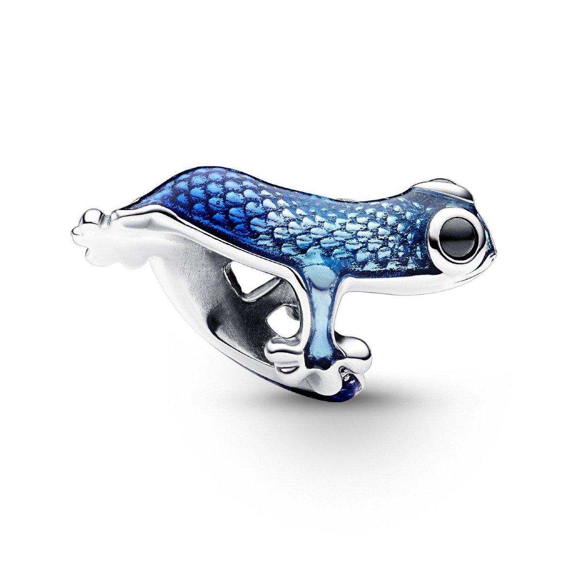 Pandora Moments Metallic Blue Gecko hela 792701C01 - Keskisen Kello Oy