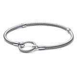 Pandora Moments O Closure Snake Chain Bracelet Sterling silver rannekoru 592242C00