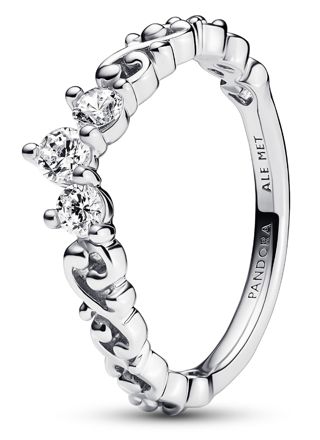 Pandora Ring Stackable Regal Swirl Tiara Sterling silver sormus 192232C01