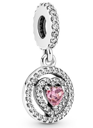 Pandora Timeless Sparkling Double Halo Heart Sterling silver hela 791476C01