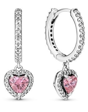 Pandora Timeless kimaltavat halo korvakorut hopea 291445C01