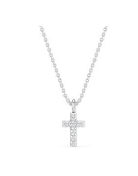 Lykken Elegance timanttiristi valkokulta 0.028 ct
