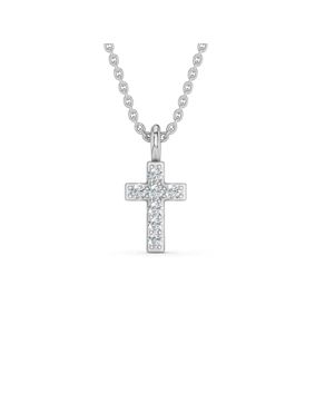 Lykken Elegance timanttiristi valkokulta 0.028 ct