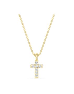 Lykken Elegance timanttiristi kulta 0,028 ct