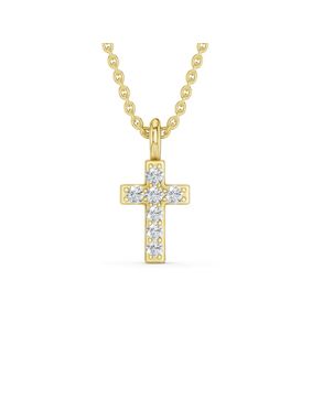 Lykken Elegance timanttiristi kulta 0,028 ct