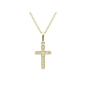 Lykken Elegance timanttiristi kulta 0,068 ct