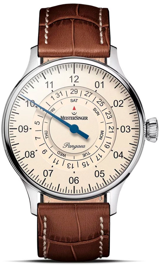 Meistersinger Pangaea Day Date Ivory PDD903