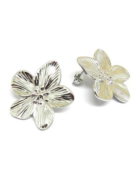Lykken Trend kukkakorvakorut teräs 30 mm