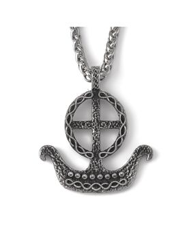 Lykka Viking longship teräskaulakoru 60 cm