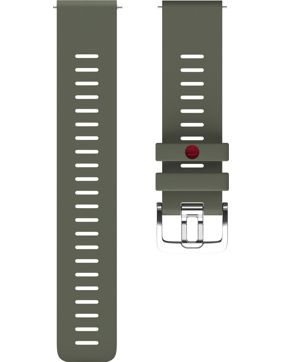 Polar Grit X vihreä silikoniranneke 22mm 91082601