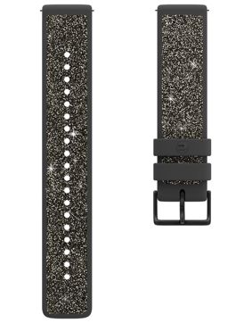 Polar Ignite 2 tummanharmaa fluorokumi-kristalliranneke 91085642