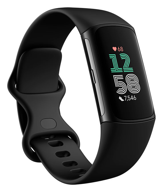 Fitbit Charge 6 aktiivisuusranneke Obsidian Band / Black Case