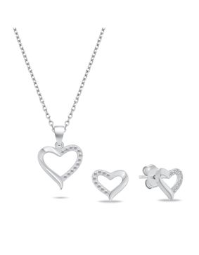 Lykken Hearts hopeinen sydänkorusetti