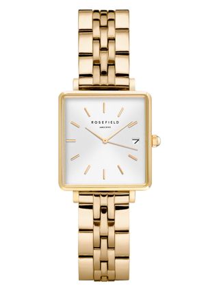 Rosefield The Boxy XS QMWSG-Q021 White - Gold