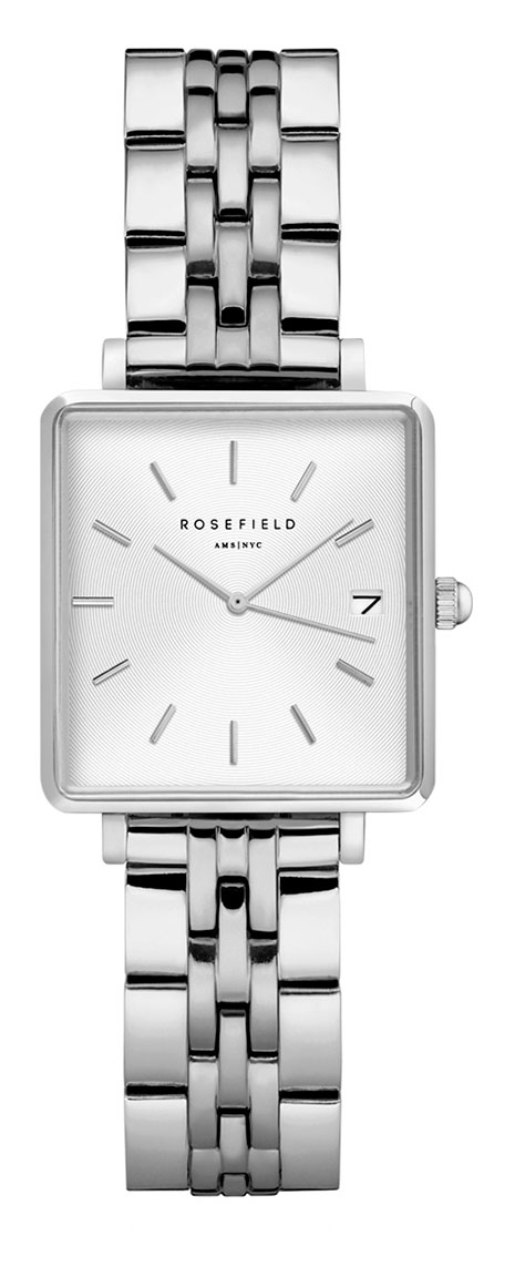 Rosefield The Boxy XS QMWSS-Q020 Silver