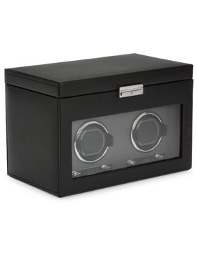WOLF Viceroy Double Watch Winder with Storage 456202