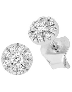 Sandberg Toivomuslähde timanttikorvakorut R-665w