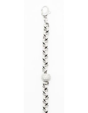 Papuranneketju Zirconia helalla 20.5 cm R75/20.5