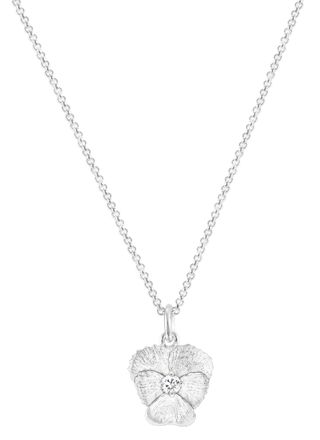 Tammi Jewellery Viola kirkas zirkonia hopea kaulakoru S3949Z