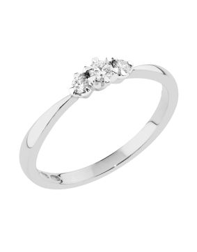 Sandberg Aurinkotuuli timanttisormus V-409w