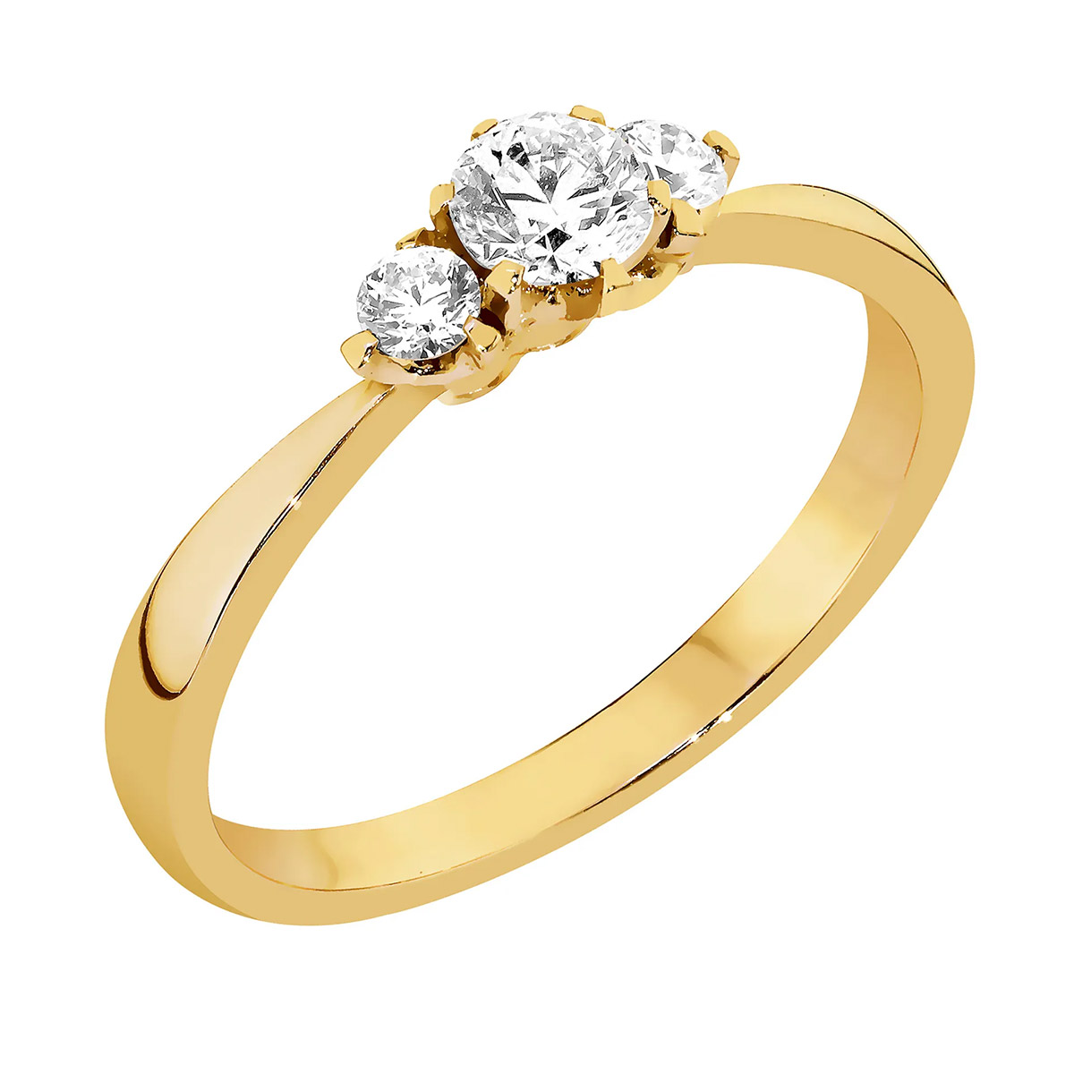 Sandberg Aurinkotuuli timanttisormus V-411k