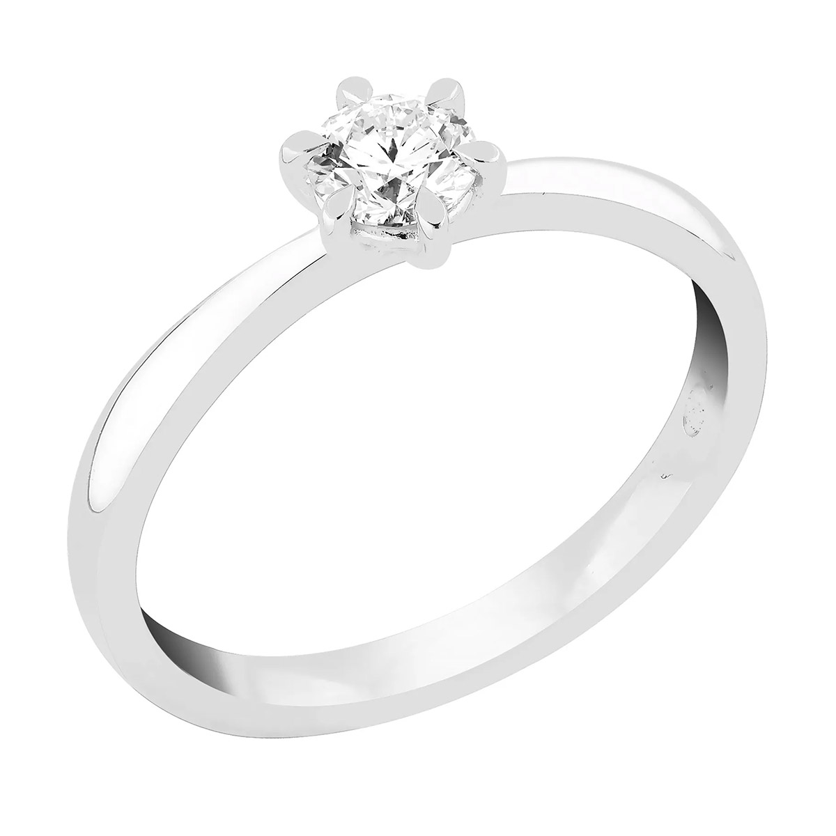 Sandberg Kastepisara 0.30ct timanttisormus kruunu M-32w