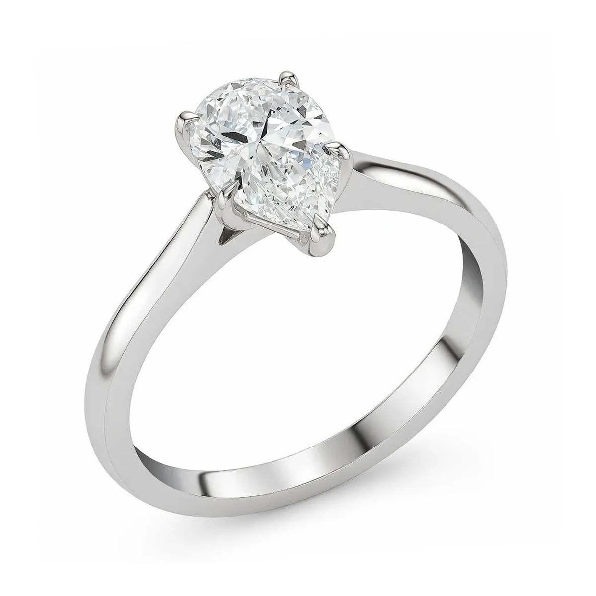 Sandberg Taivaanranta timanttisormus 1.00 ct valkokulta M-265w