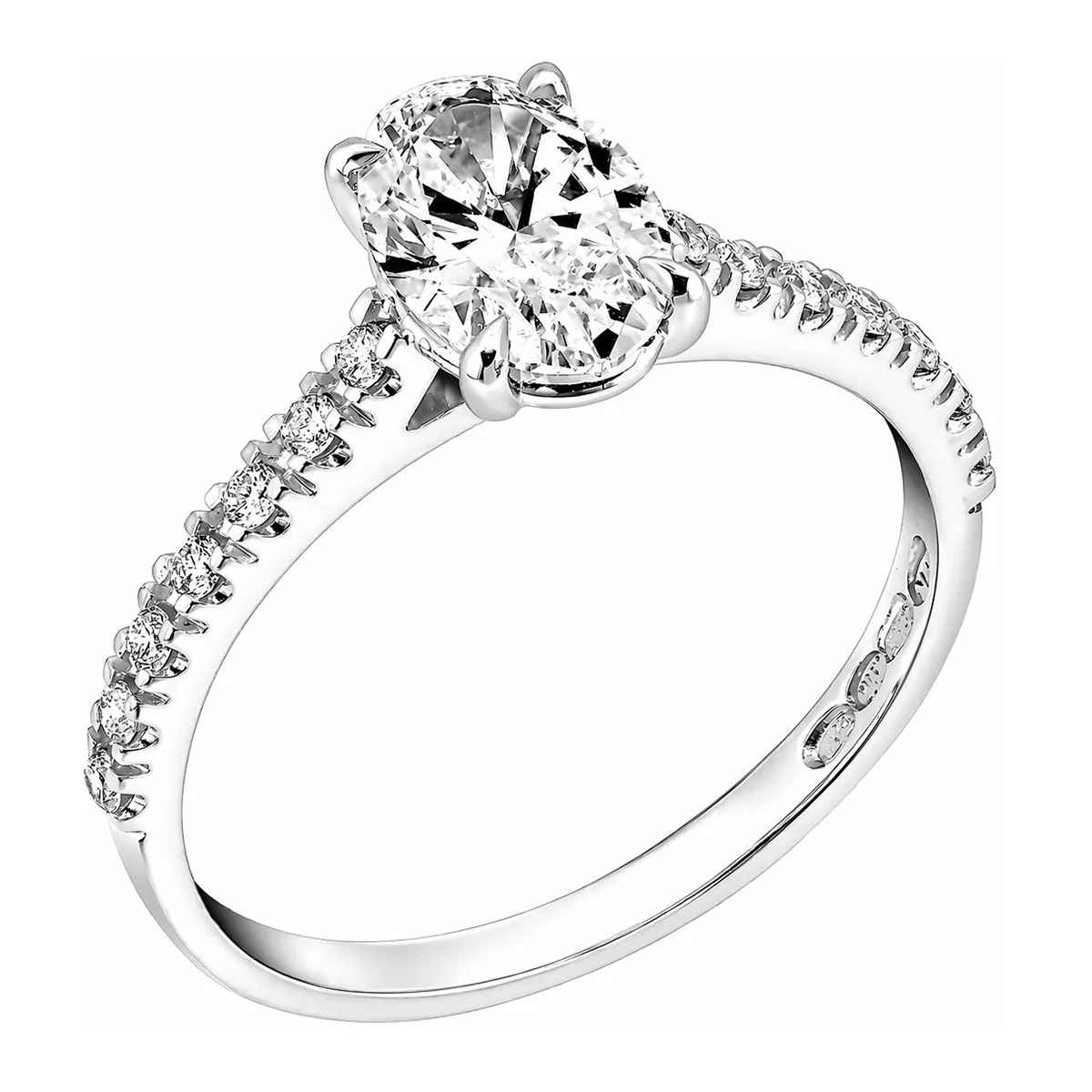 Sandberg Taivaanranta timanttisormus 1.14 ct valkokulta M-446w