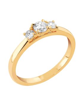 Sandberg Taivaanranta laboratoriotimanttisormus 0.29ct V-384k-SYN