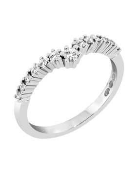 Sandberg Toivomuslähde timanttisormus 0.20ct M-15-8w