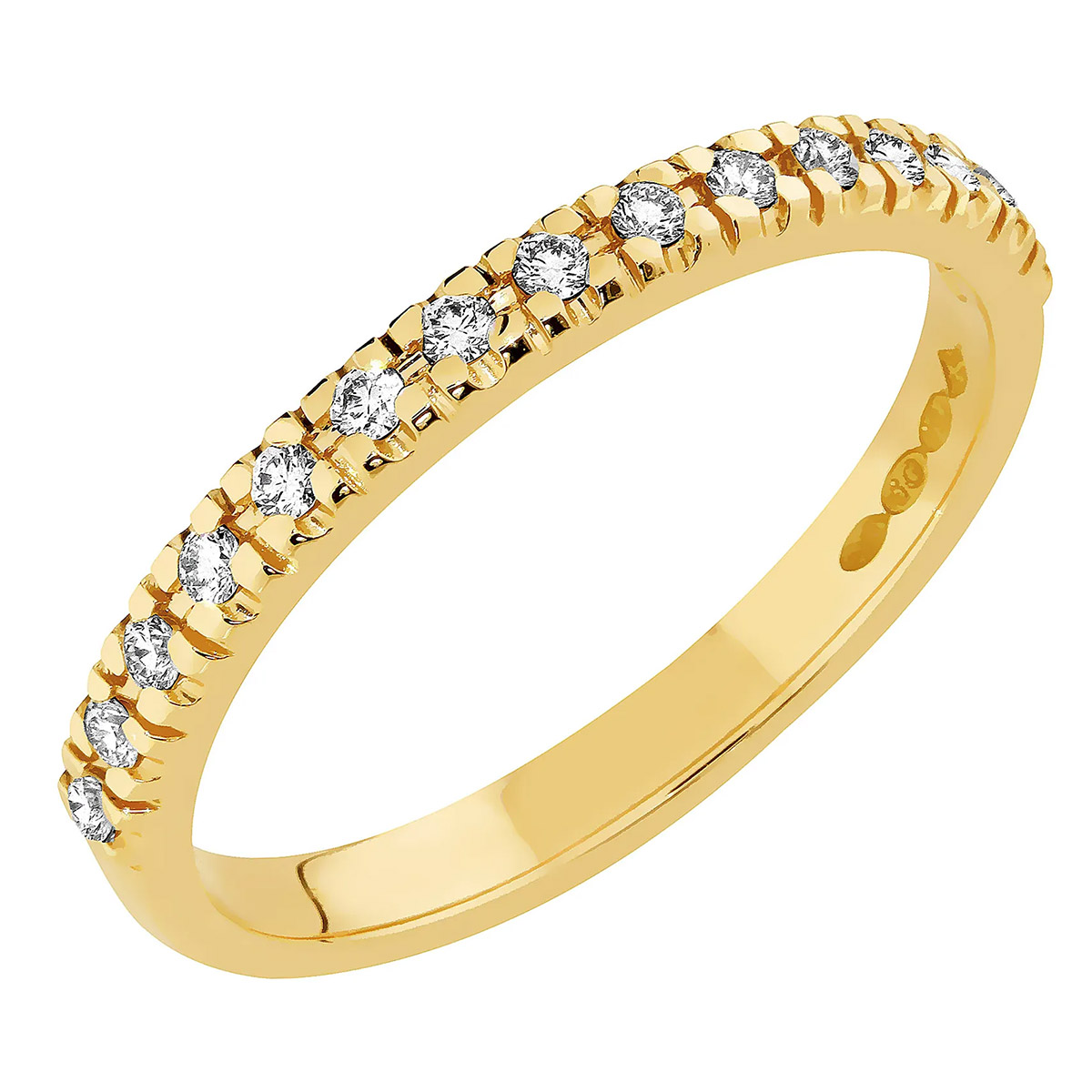 Sandberg Toivomuslähde 0.15ct puoliallianssi laboratorio timanttisormus V-720k-SYN-180