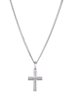 Saurum hopeinen ristikaulakoru SA505100000