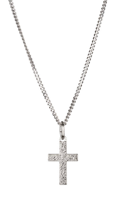 Saurum hopeinen rippiristi SA502000000