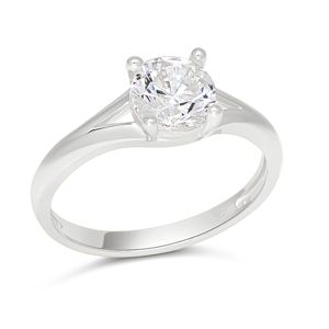 Kastesormus yksikivinen hopea SBR-8131Z main product photo