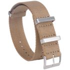 Tiera hiekanruskea Seatbelt nato-ranneke 22 mm