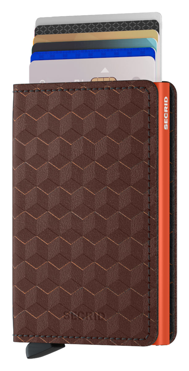 Secrid Slimwallet Optical Brown-Orange