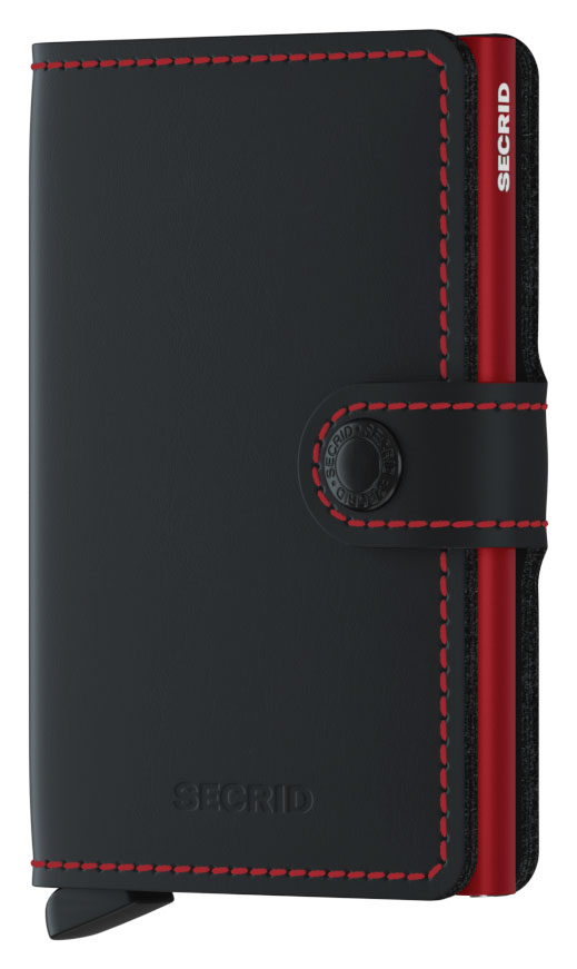 Secrid Miniwallet Matte Black & Red