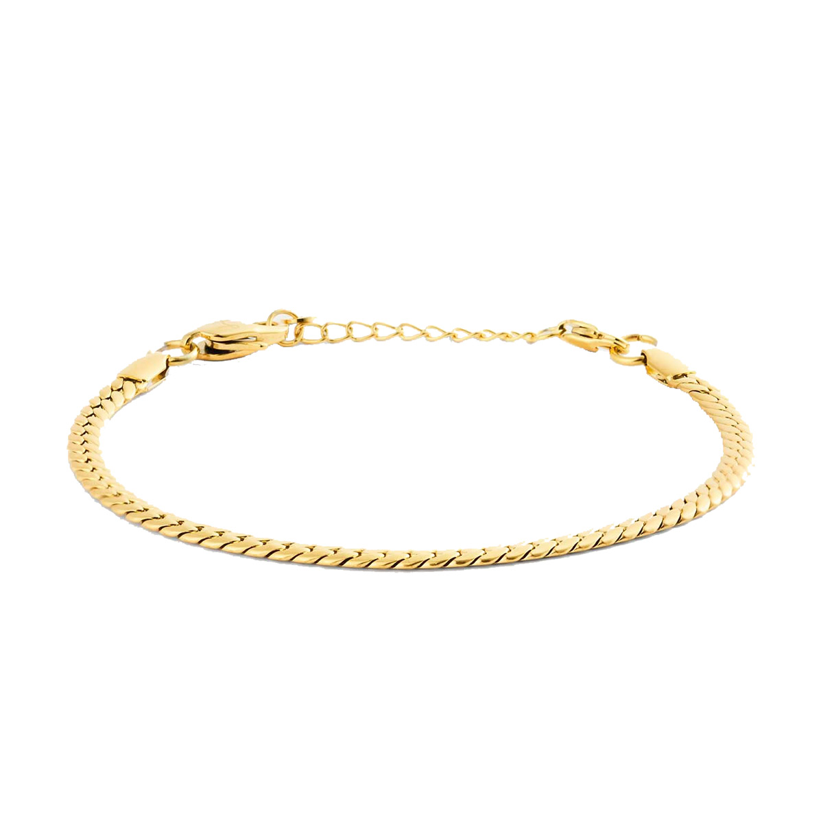 Mockberg Serpentine Chain kullattu rannekoru