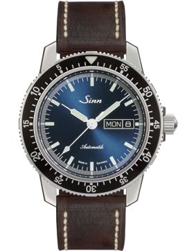 Sinn 104 St Sa I B with brown leather strap