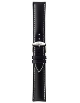 Sinn musta nahkaranneke 20mm