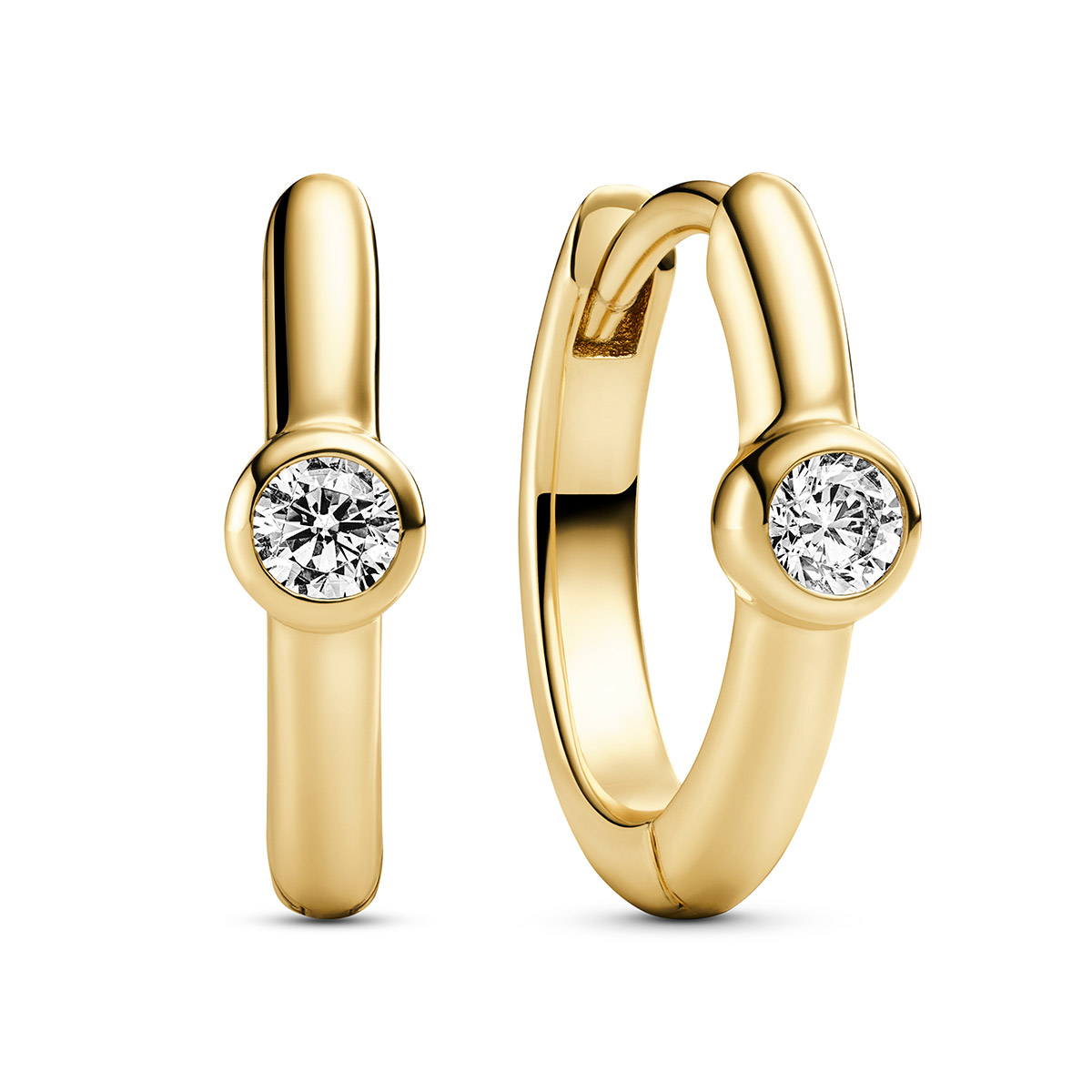 Sif Jakobs Essenza Sarzana Uno Creolo korvakorut SJ-E2632-CZ-YG