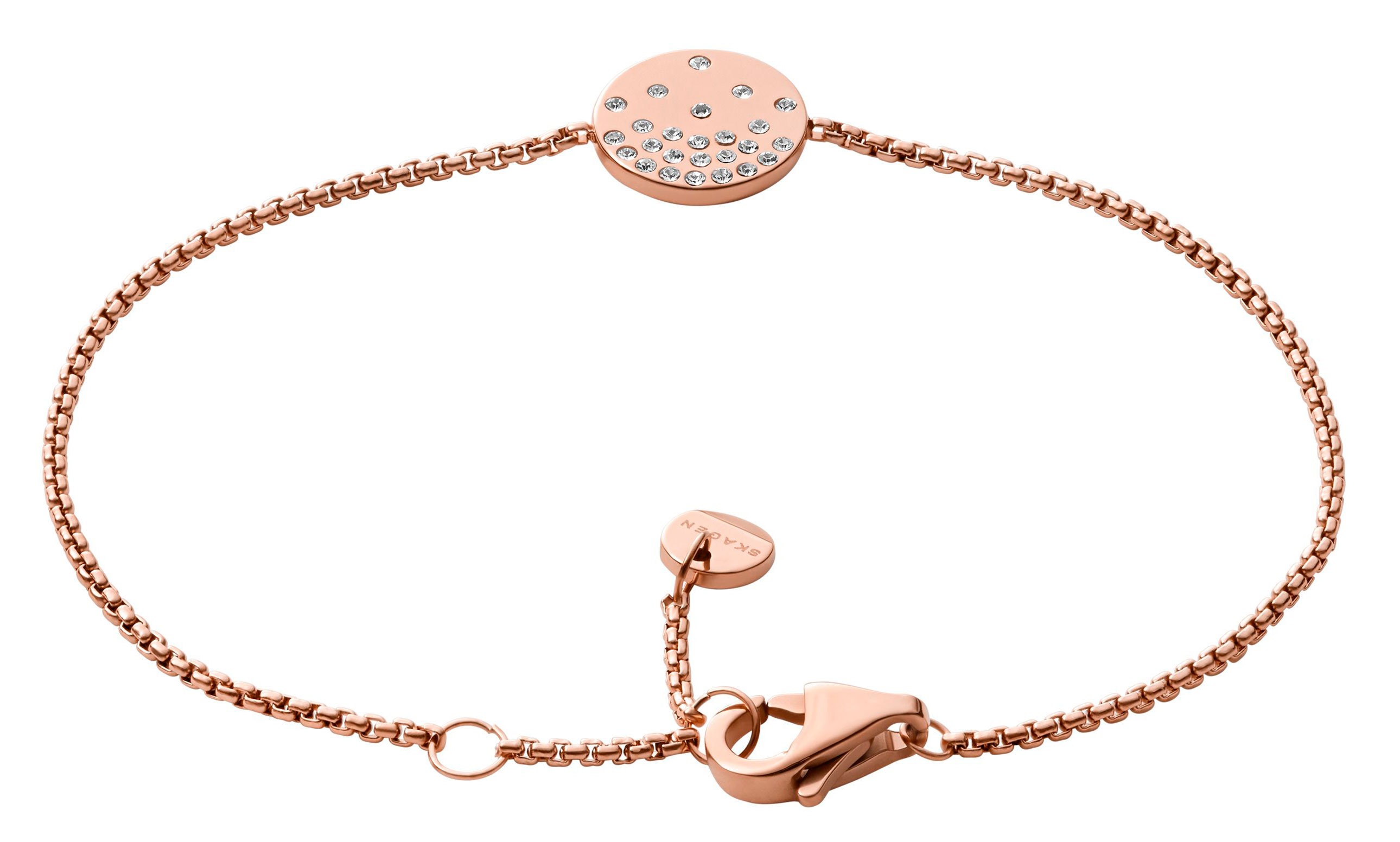 Skagen Elin RoseTone Stainless Steel rannekoru SKJ1481791 Keskisen